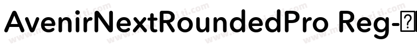 AvenirNextRoundedPro Reg字体转换